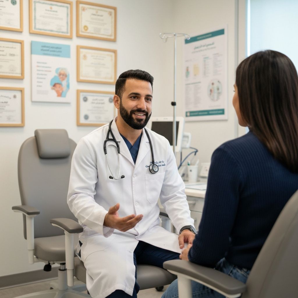 طبيب محترف يقدم معلومات صحية